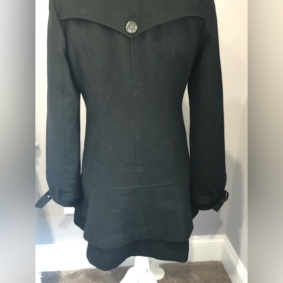 Guess Black Pea Coat - Picture 4 of 16